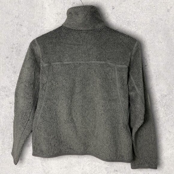 Patagonia Synchilla T Snap Fleece Pullover Sweater Grey Brown Size Small Hiking - Picture 3 of 10